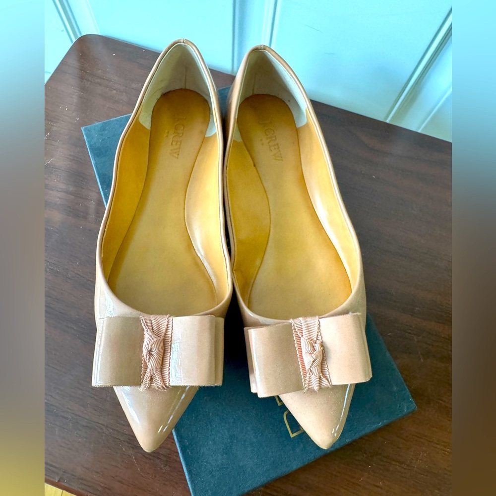 J.Crew cream-colored flats